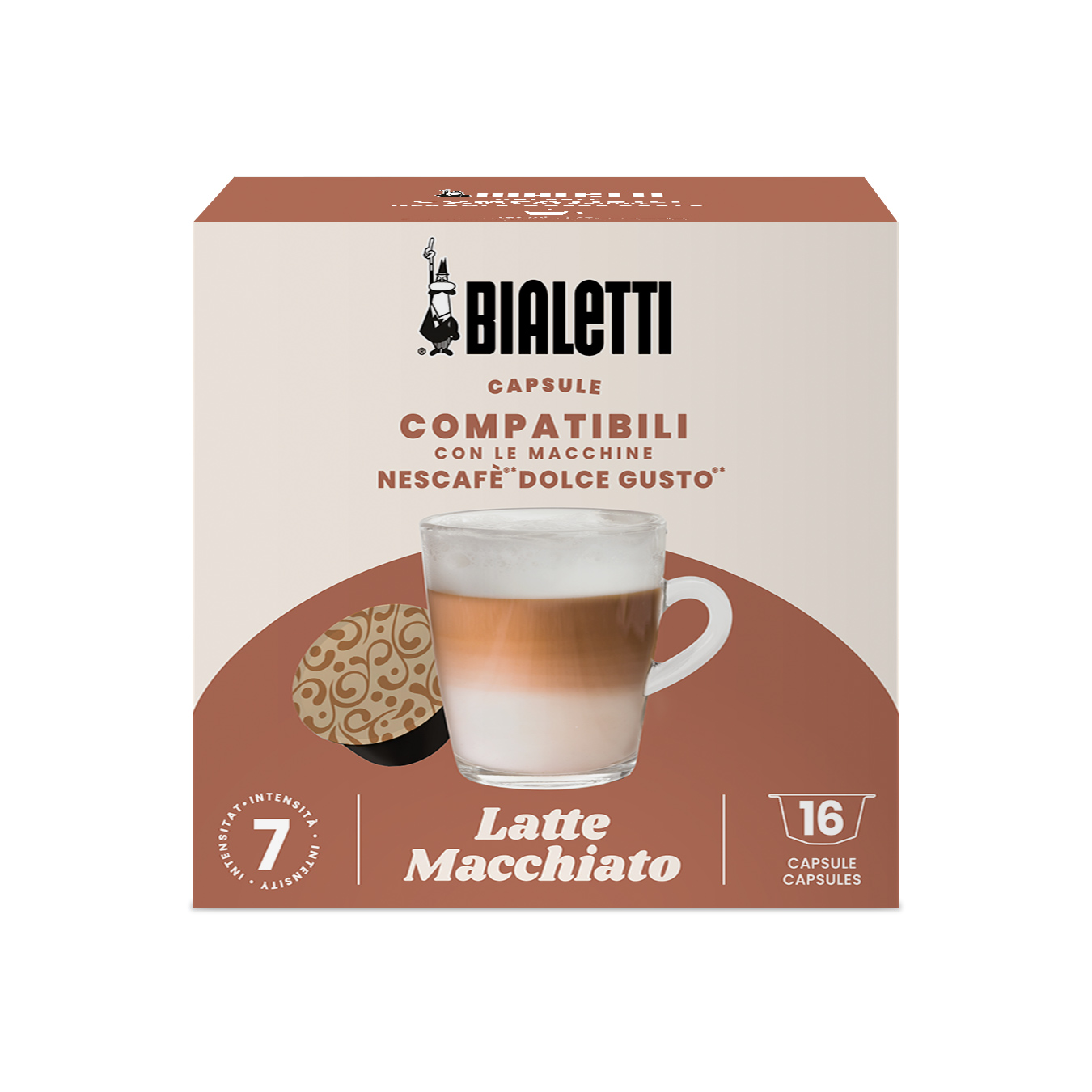 Bialetti - Dolce Gusto Latte Macchiato - 16 Capsules