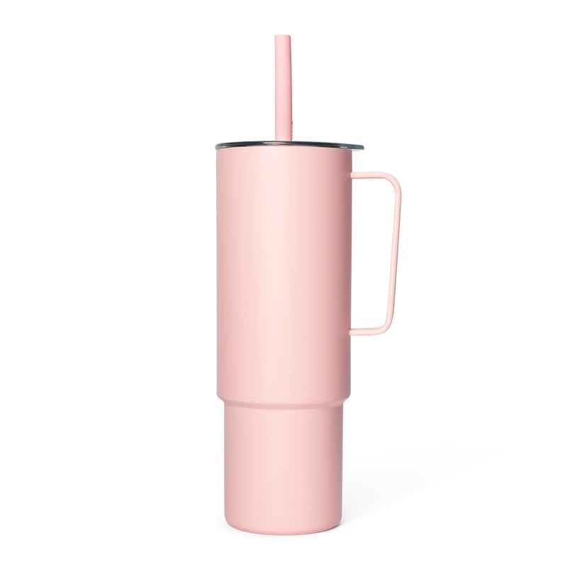 Miir - All Day Straw Cup Jasnoróżowy - Kubek termiczny ze słomką 950ml