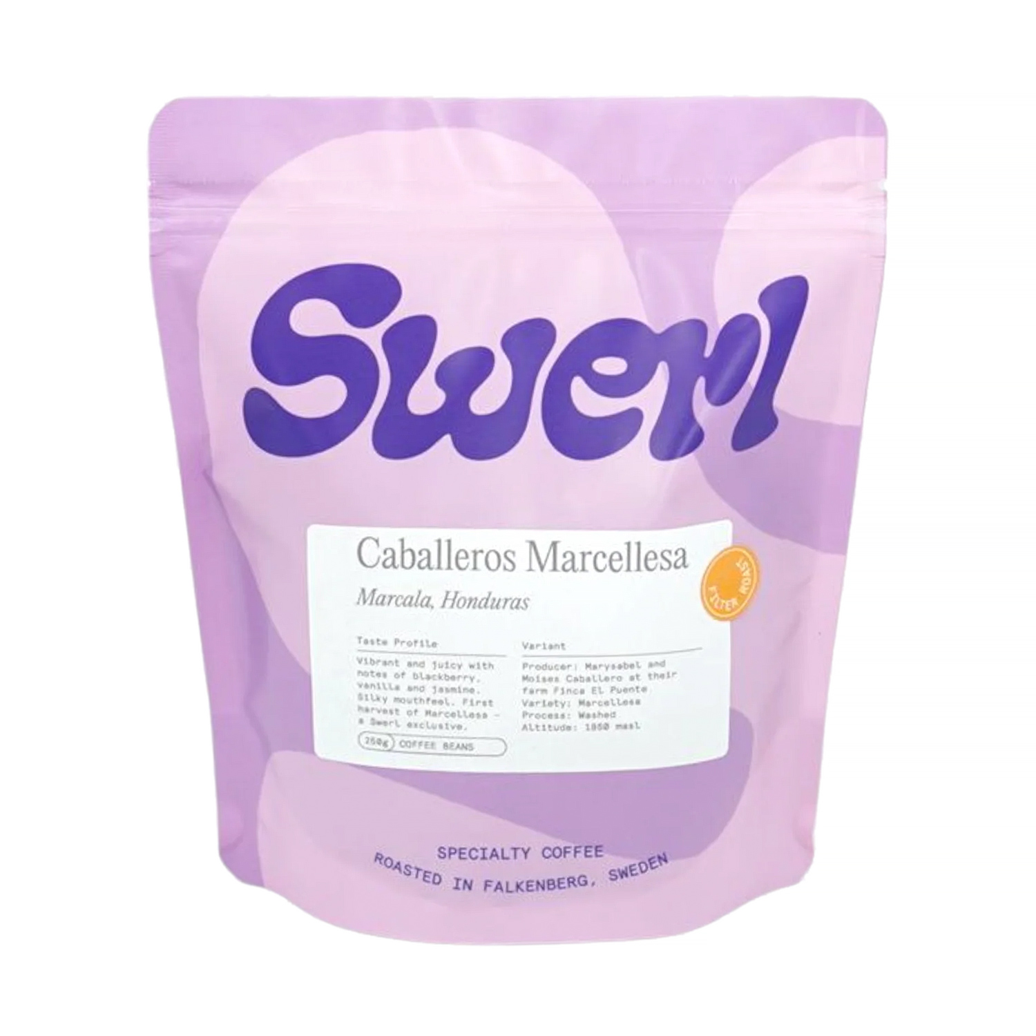 Swerl Coffee - kawa ziarnista Honduras Caballeros Marcellesa Washed Filter 250 g