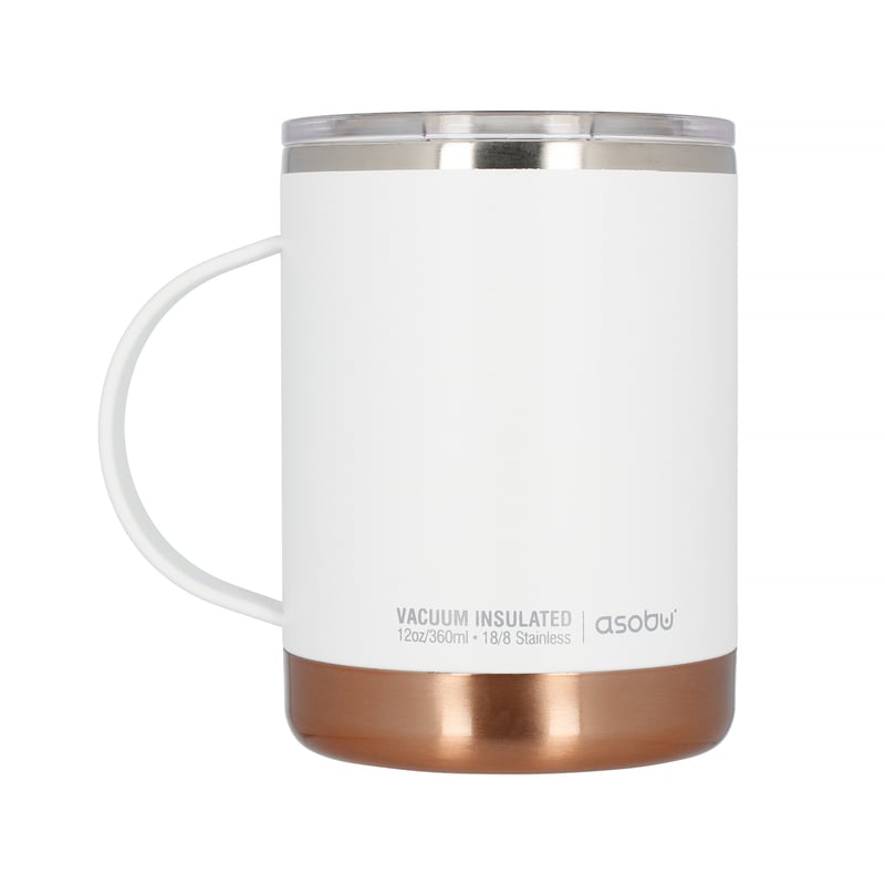 Asobu - Ultimate Coffee Mug White - Insulated Mug 360ml