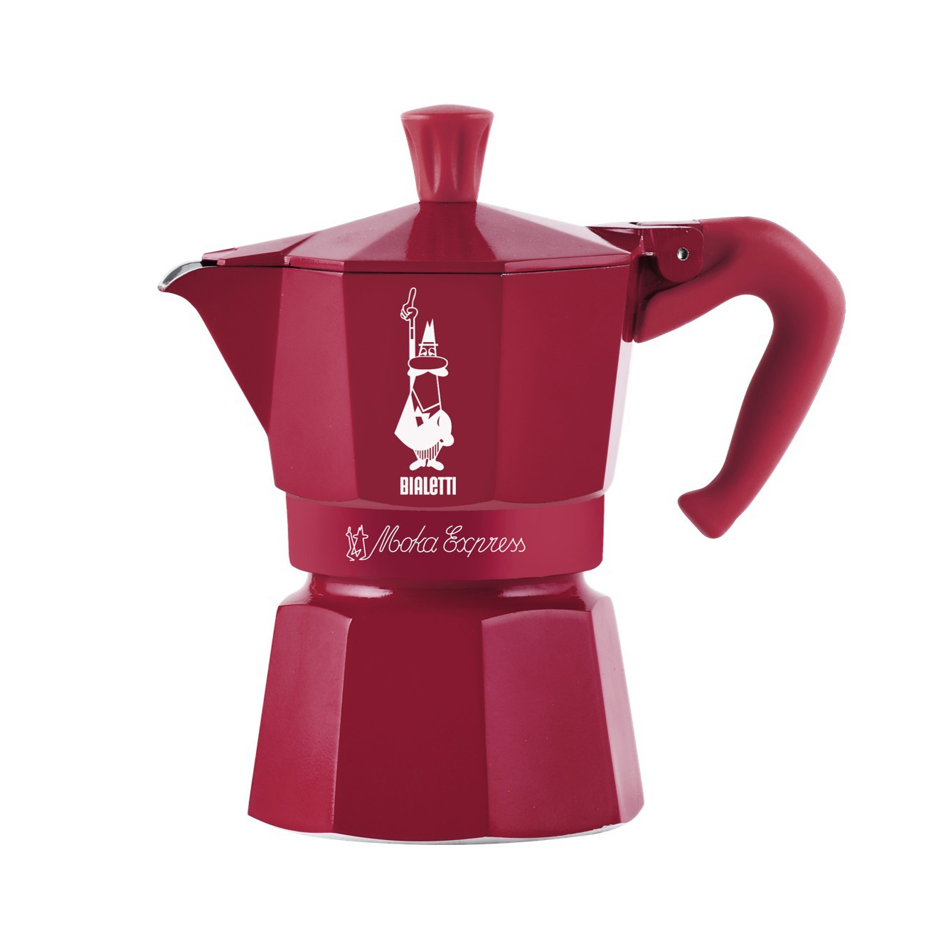 Bialetti - kawiarka Moka Express 3tz Candyland czerwona