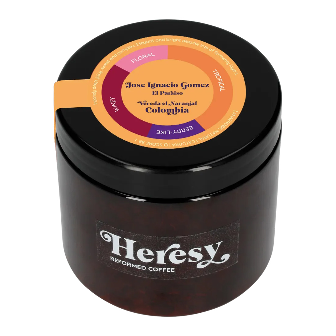 Heresy - kawa ziarnista Kolumbia Jose Ignacio Gomez Anaerobic Natural Filter 252 g