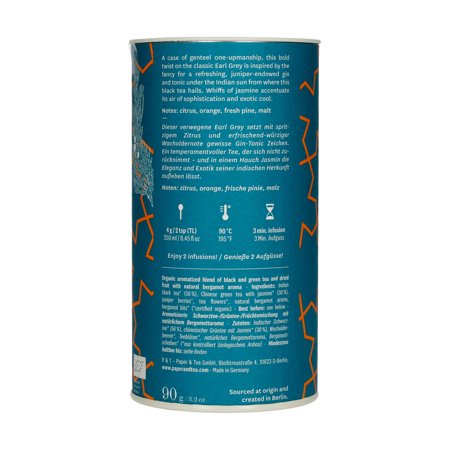 Paper & Tea - Brave New Earl - Loose tea - 90g tin