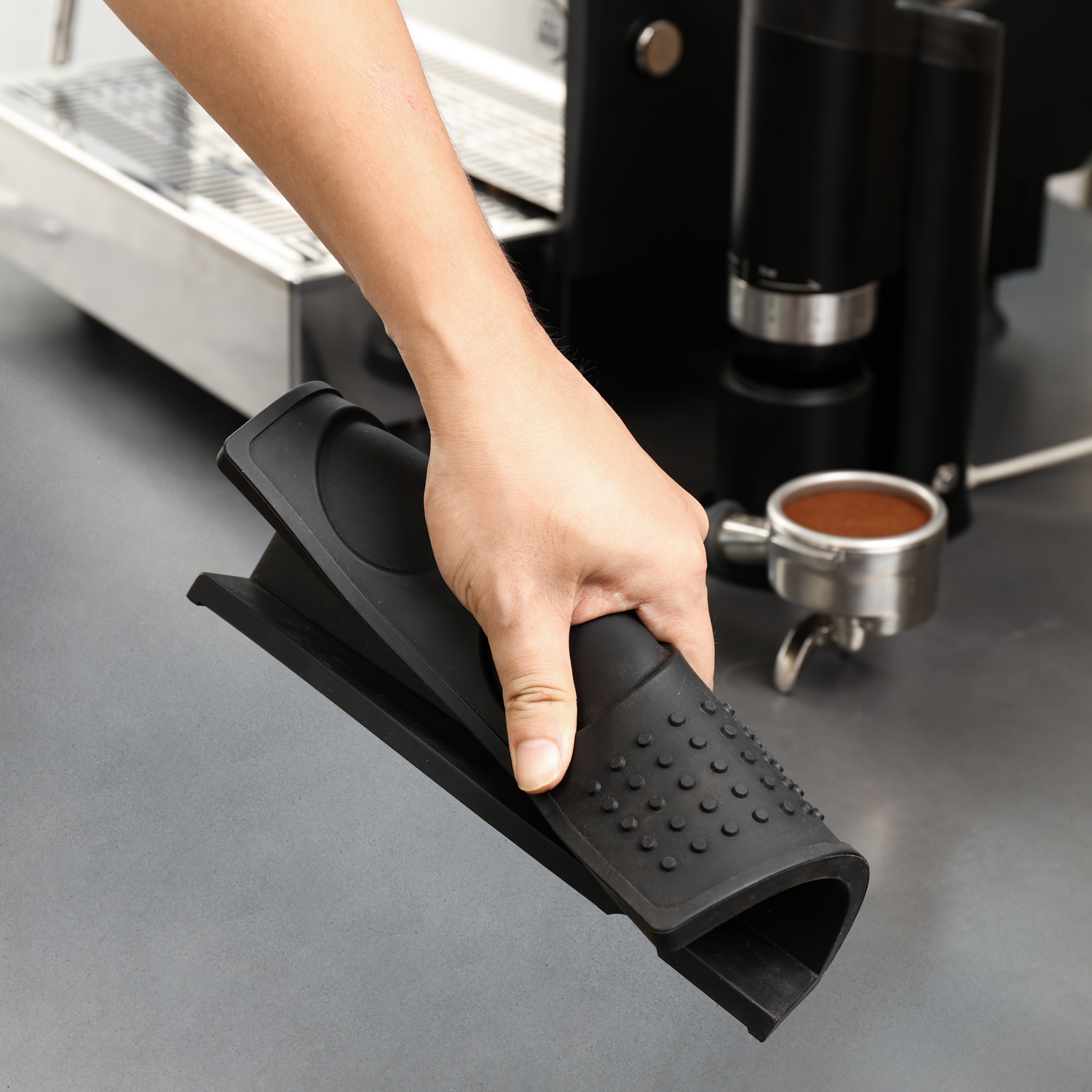 zeroHero - Mata tampingowa Espresso Tamper Mat czarna