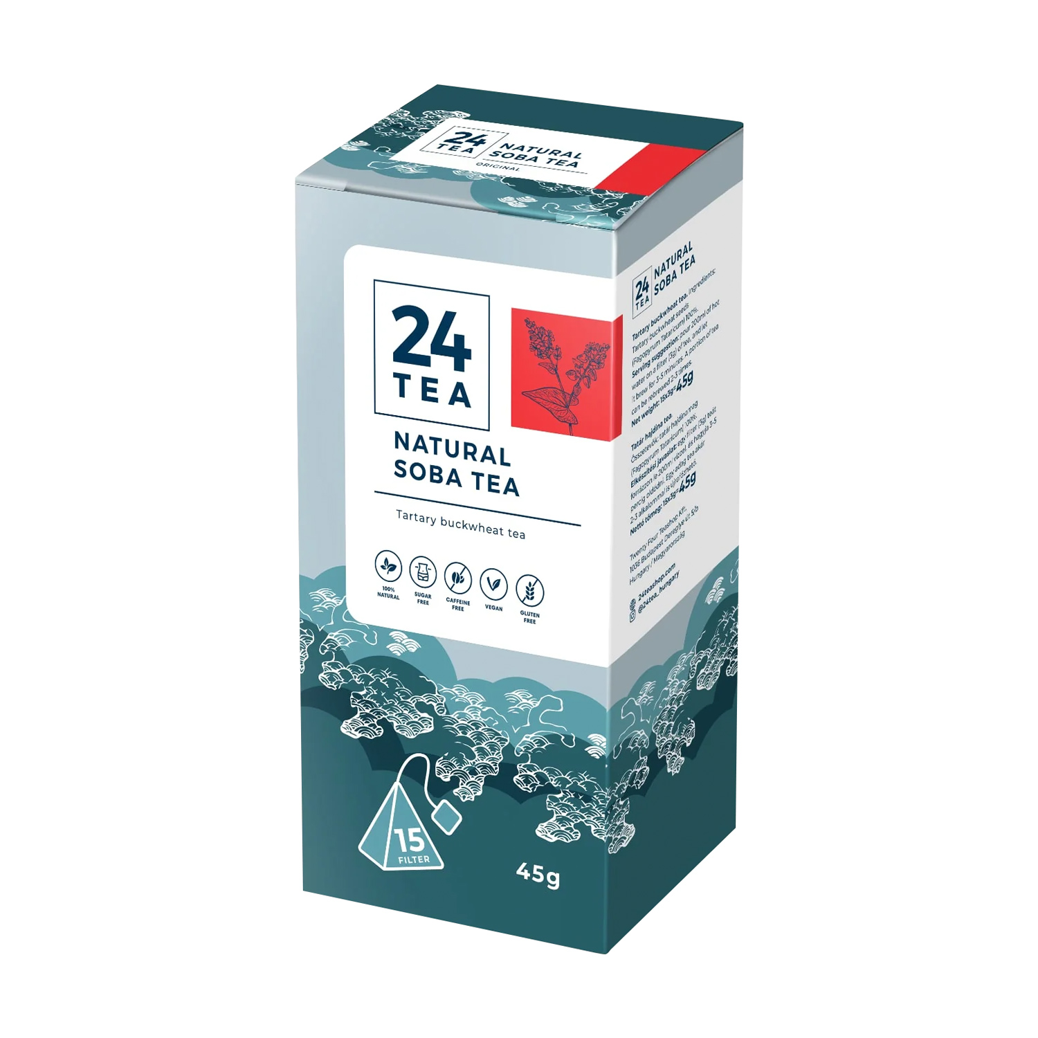 24tea - Natural Soba Tea 15 Sachets