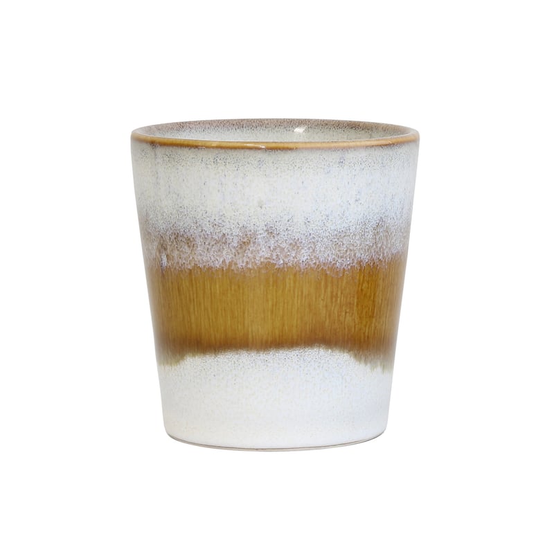 HKliving - 70s Ceramic Mug Snowy 180ml