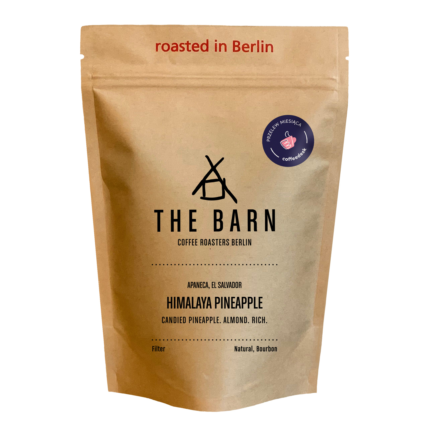 PRZELEW MIESIĄCA: The Barn - kawa ziarnista Salwador Himalaya Pineapple Natural Filter 250 g