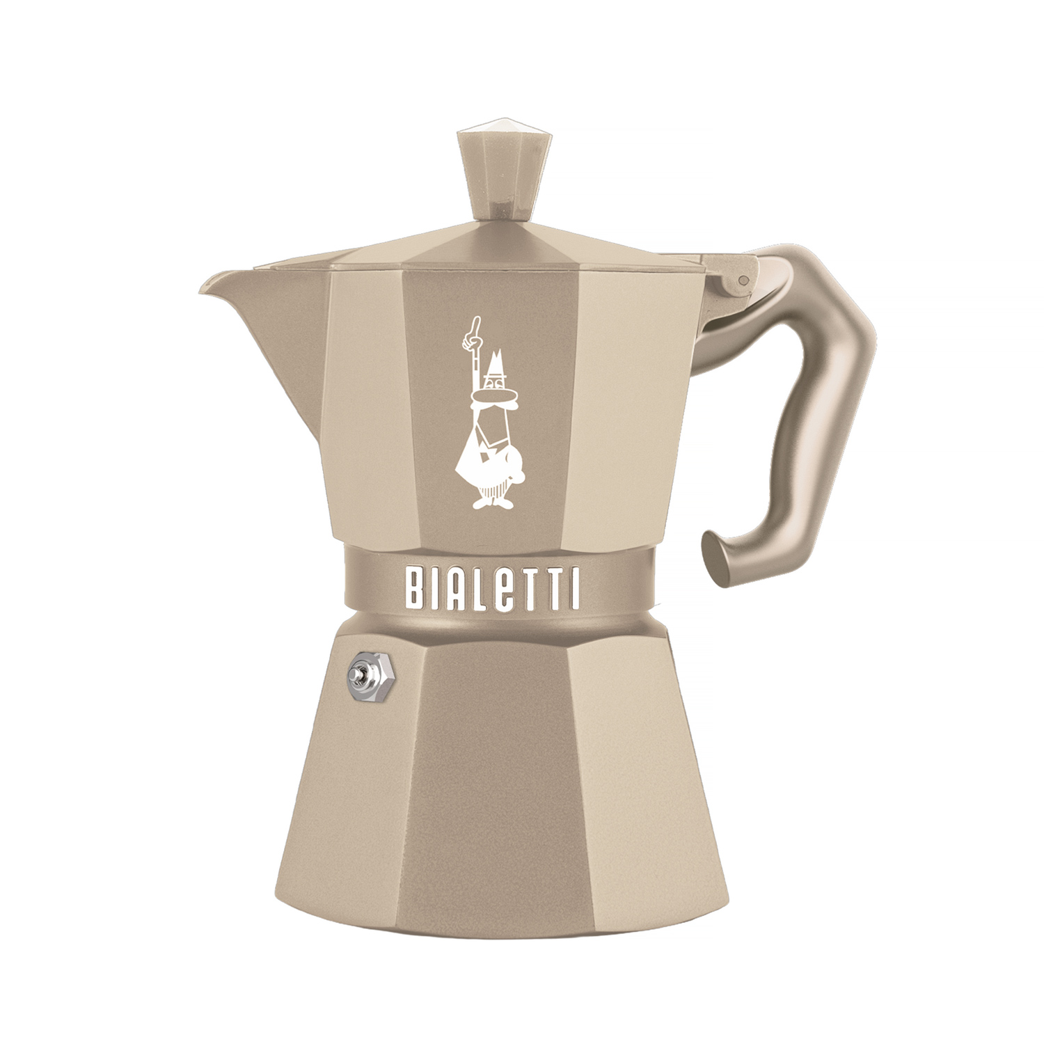 Bialetti - Exclusive - kawiarka Moka Octagonal Induction piaskowa 3tz