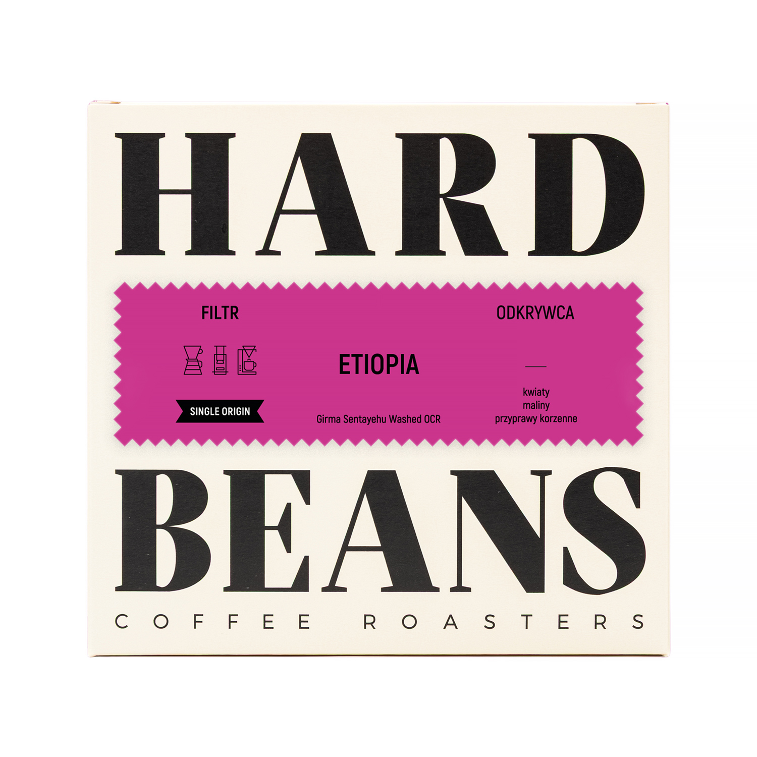 Hard Beans - kawa ziarnista  Etiopia Girma Sentayehu Washed OCR Filter 250 g