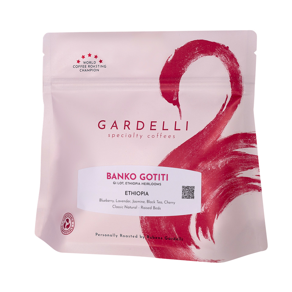 Gardelli Speciality Coffees - kawa ziarnista Etiopia Banko Gotiti Washed Omniroast 250 g