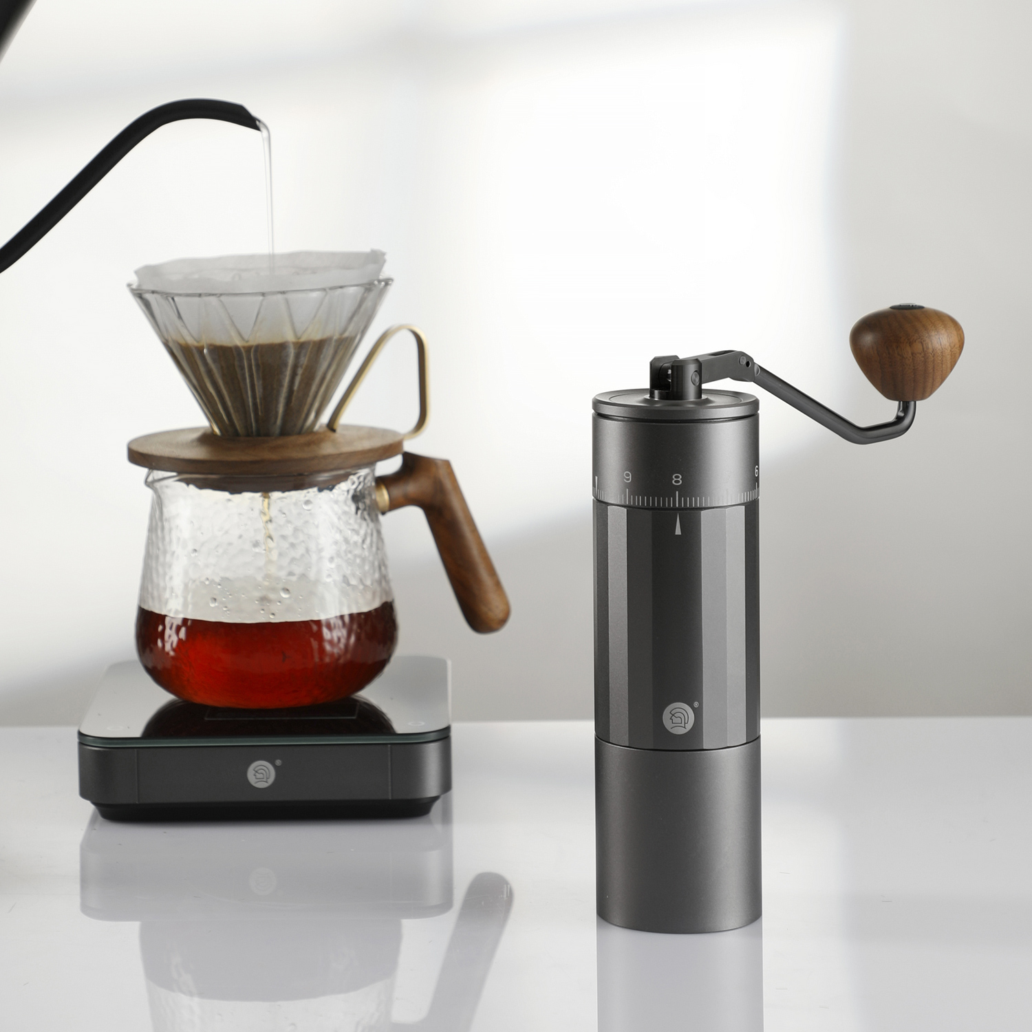 zeroHero - Z5 X-Fold - Młynek ręczny - Szary