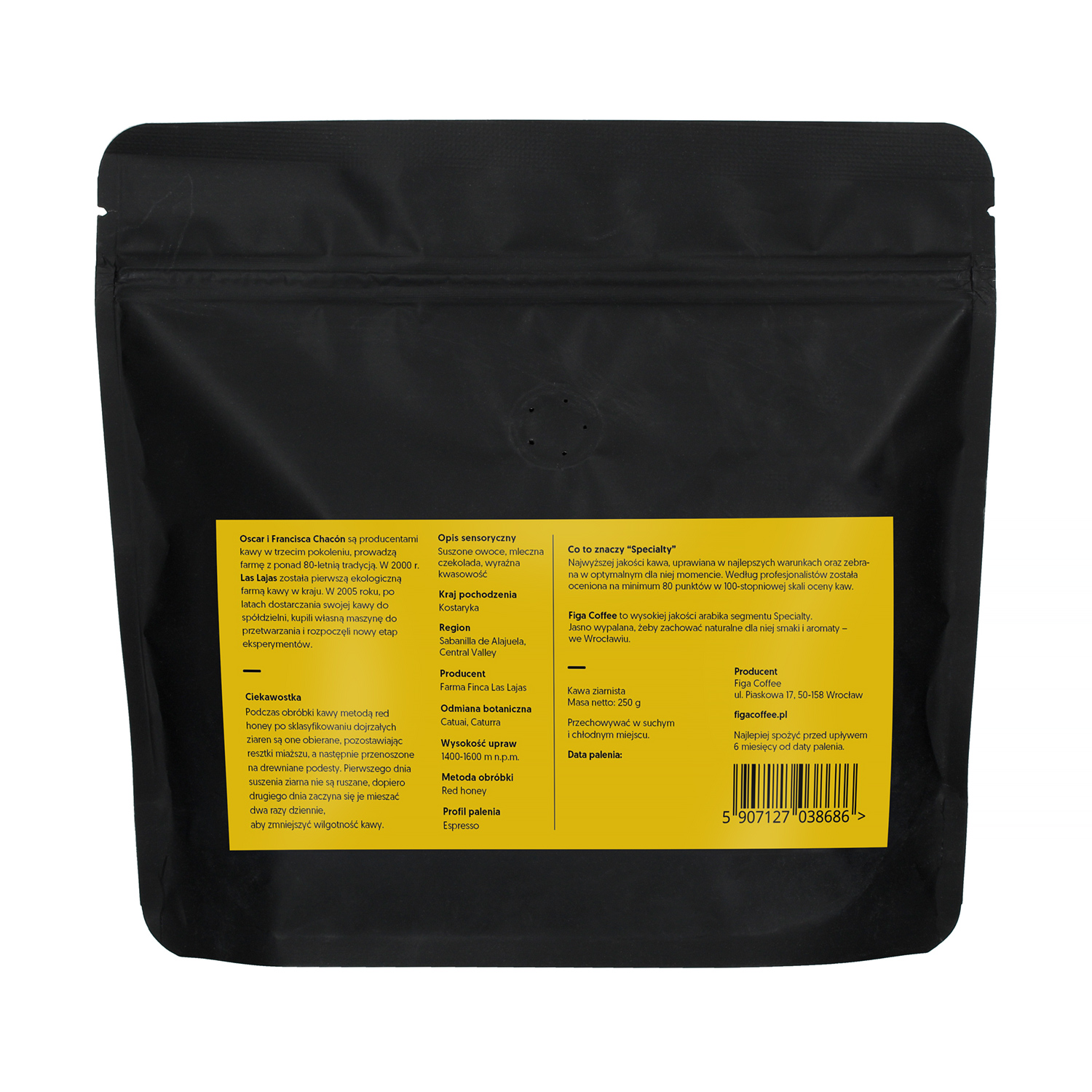 Figa Coffee - Costa Rica Las Lajas Red Honey Espresso 250 g
