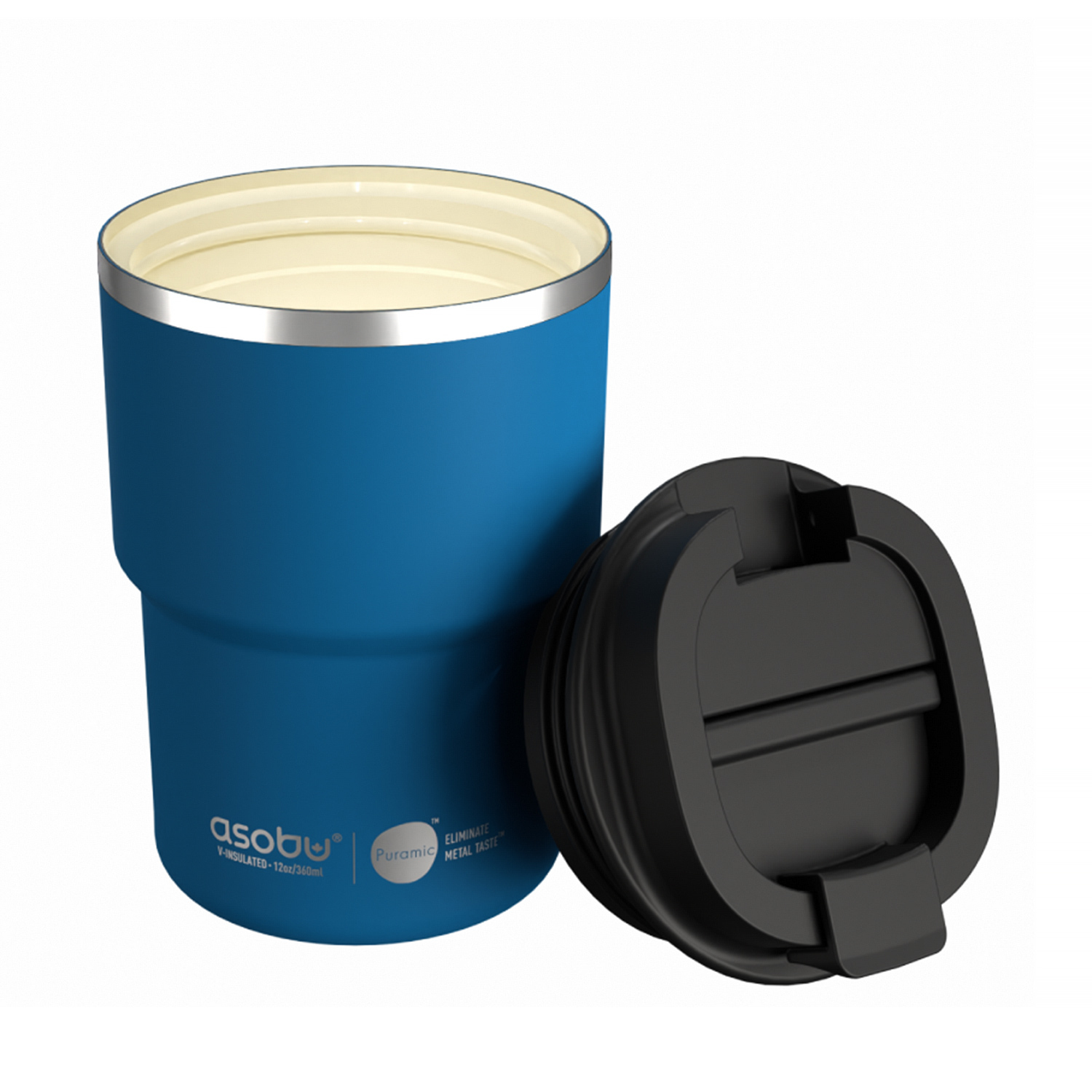 Asobu - Pick Me Up Blue - 360 ml Travel Mug