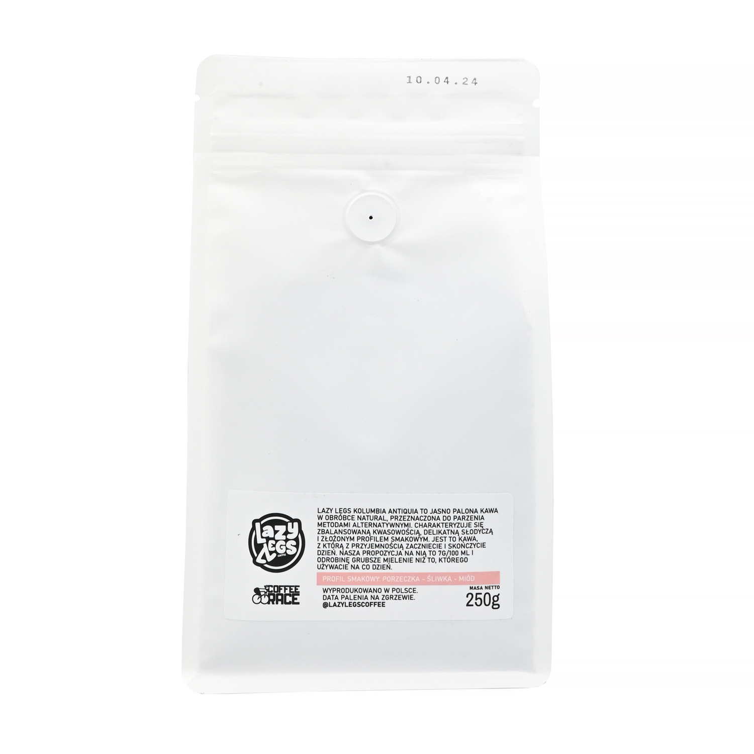 Lazy Legs - Kolumbia Antiquia Natural Filter 250g (outlet)