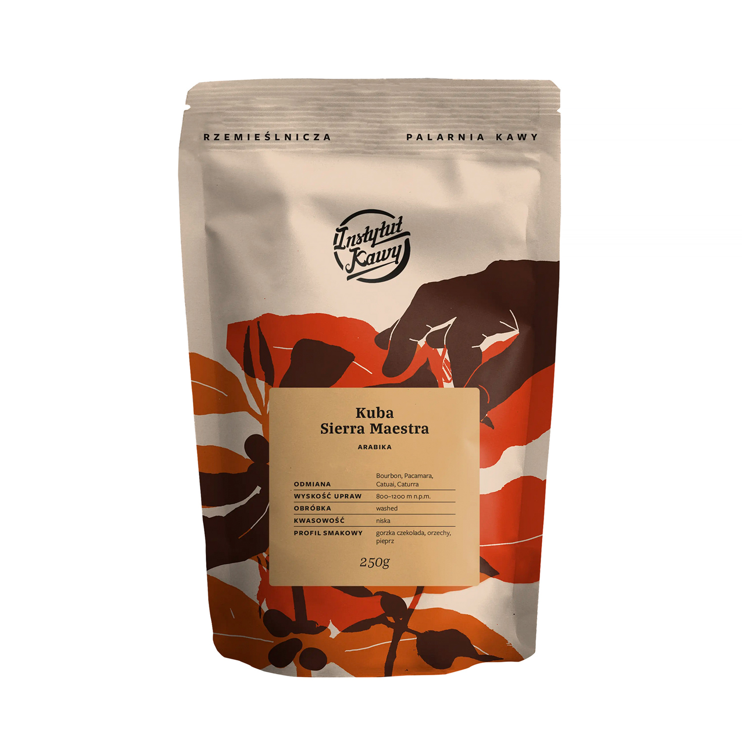 Instytut Kawy - kawa ziarnista Kuba Sierra Maestra Washed Espresso 250 g