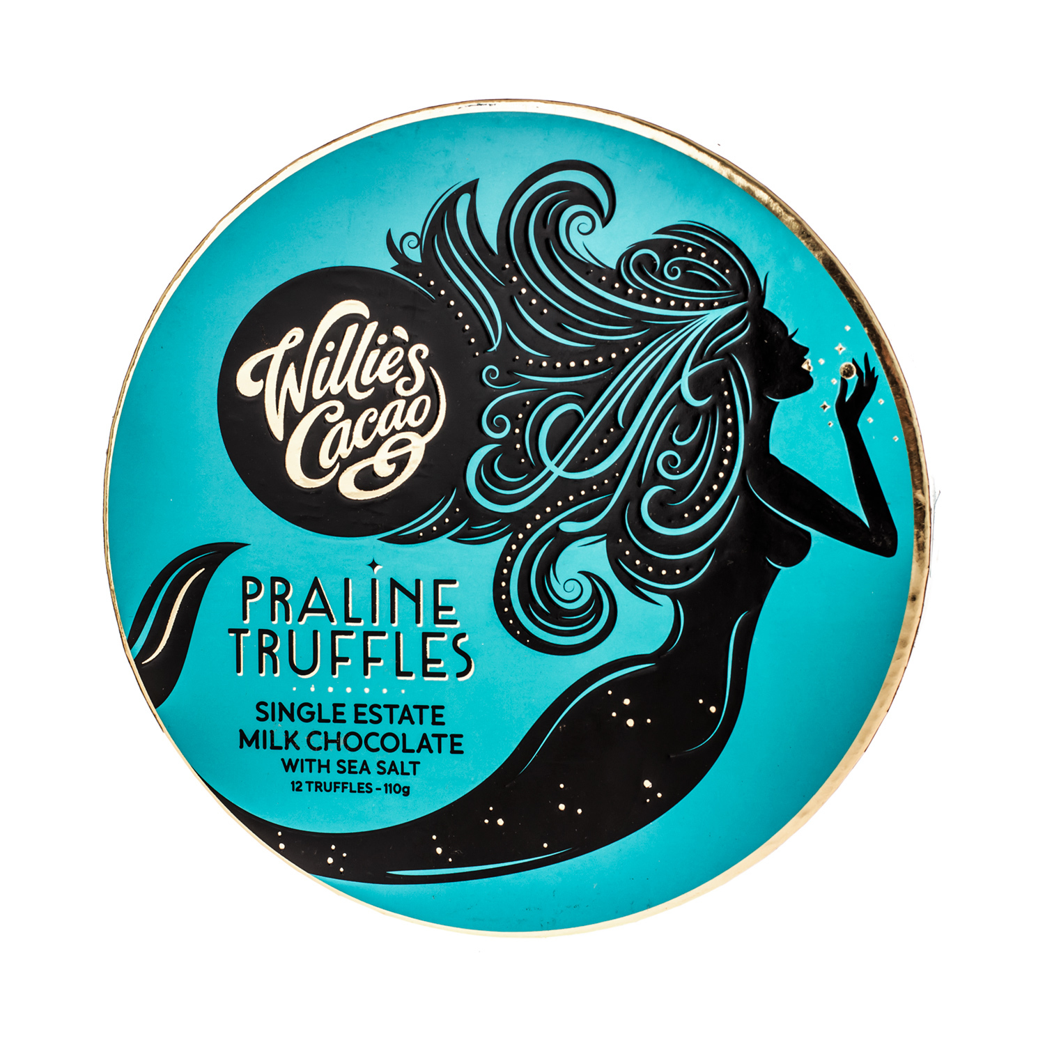 Willie's Cacao - Czekoladki - Praline Truffles Milk Chocolate with Sea Salt 110g