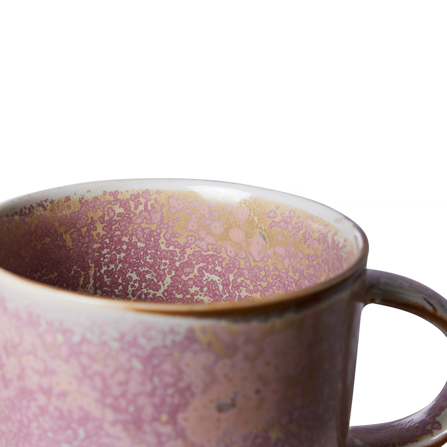 HKliving - Chef Ceramics Mug Rustic Pink 320ml