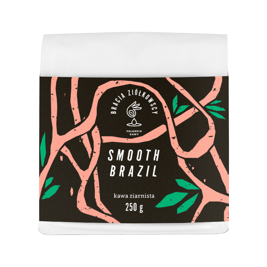 Bracia Ziółkowscy - kawa ziarnista Brazylia Smooth Brasil Natural Espresso 250 g