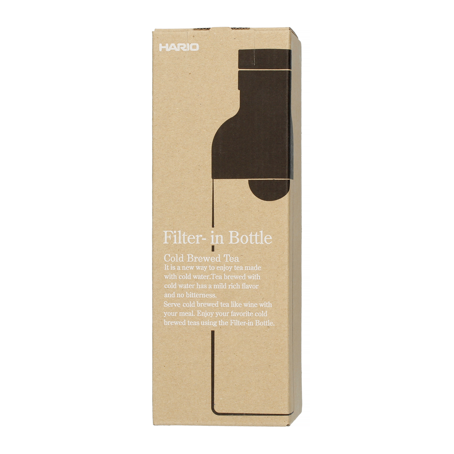 Hario butelka z filtrem Cold Brew Tea - oliwkowa zieleń 300 ml