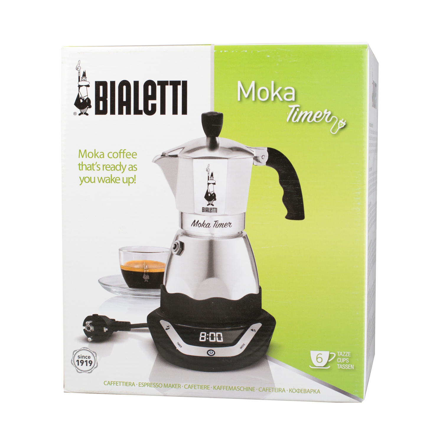 Kawiarka elektryczna Bialetti Moka Timer 6tz