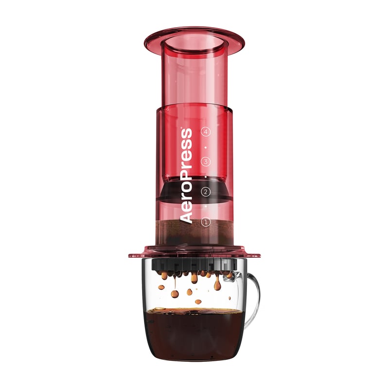 AeroPress - Clear Red Coffee Maker