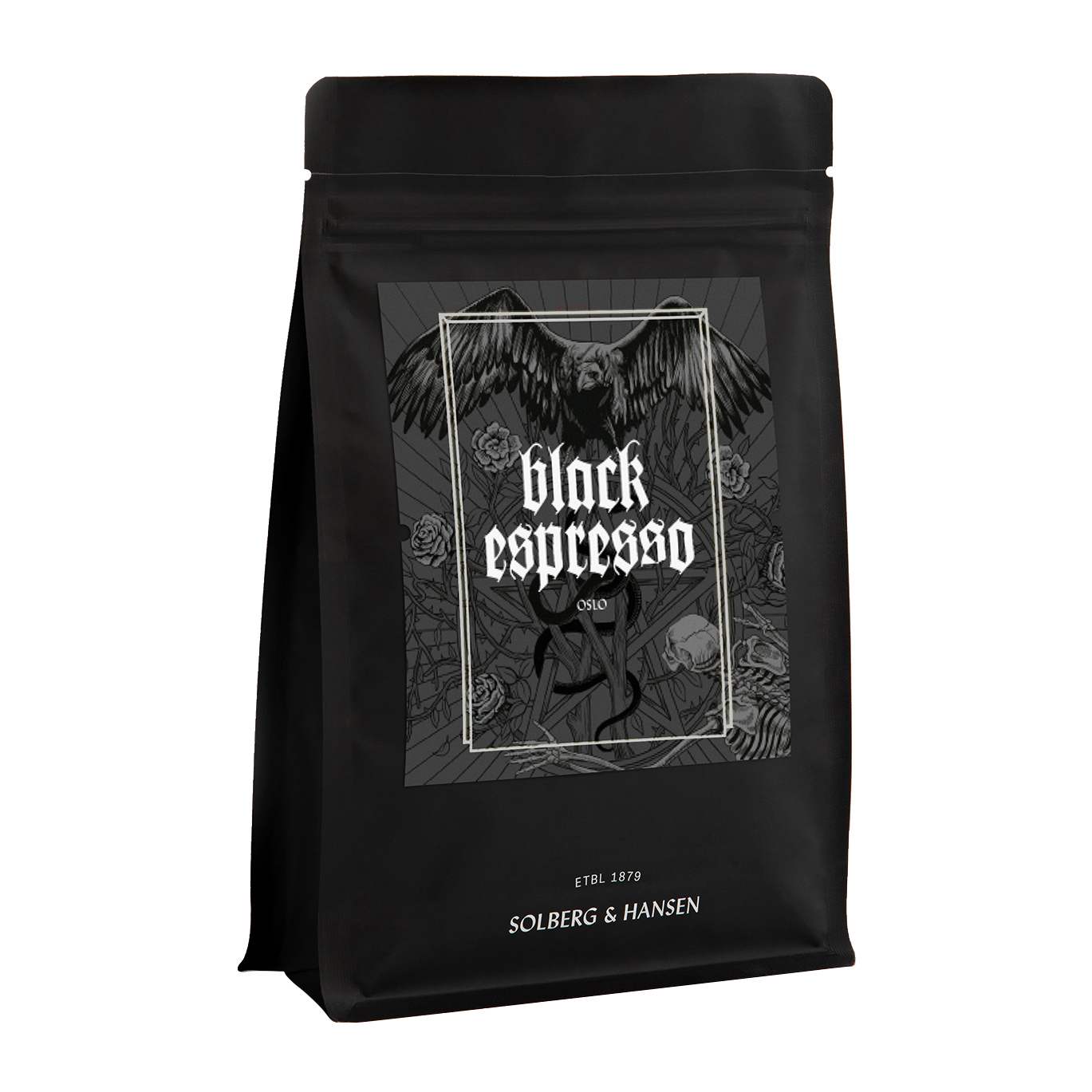 Solberg & Hansen - kawa ziarnista Black Espresso Bukisu Vol. 12 Espresso 250 g