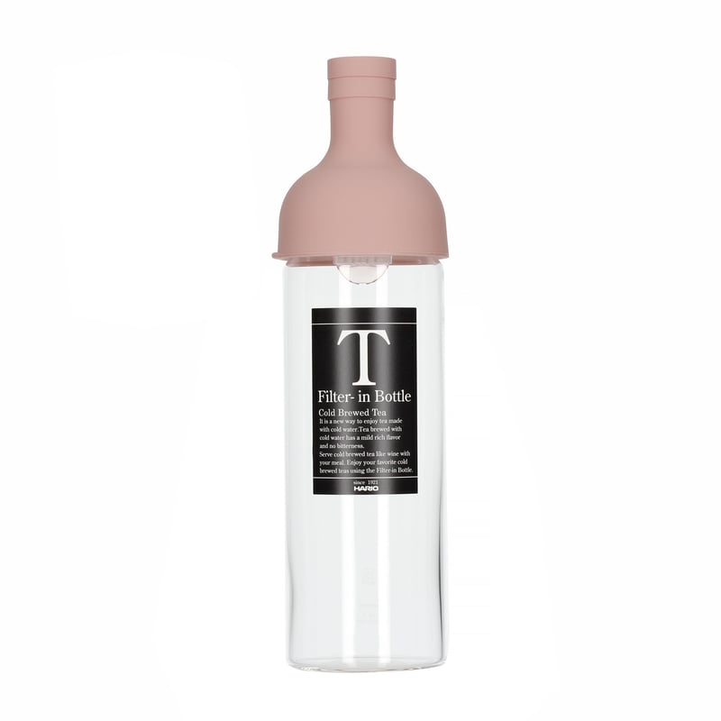 Hario - Filter-In Cold Brew Tea Bottle Smokey Pink 750ml