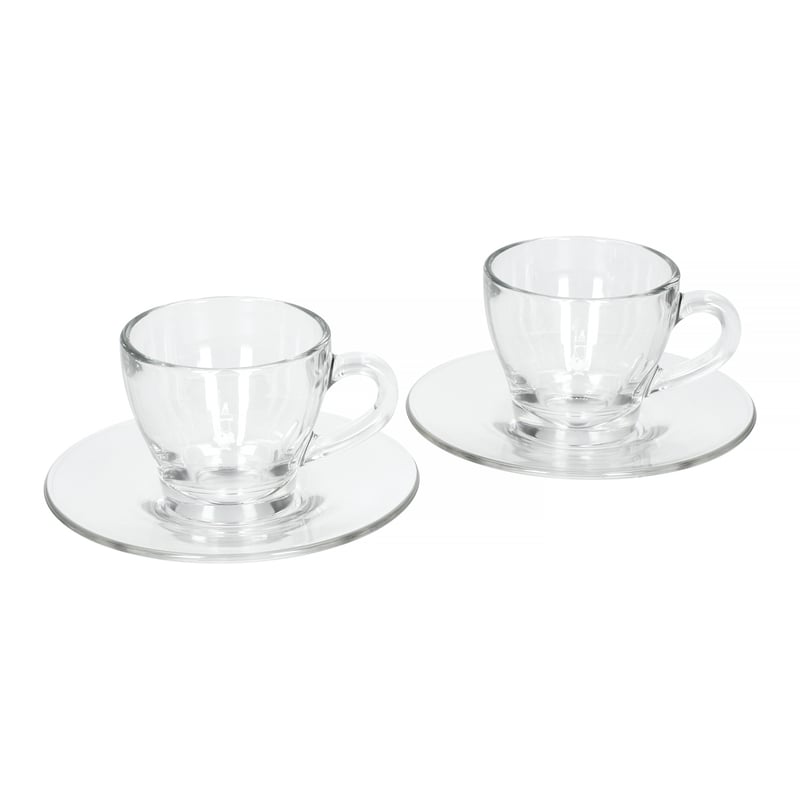 Rocket Espresso 6 Piece Cappuccino Cup and Saucer Set - White