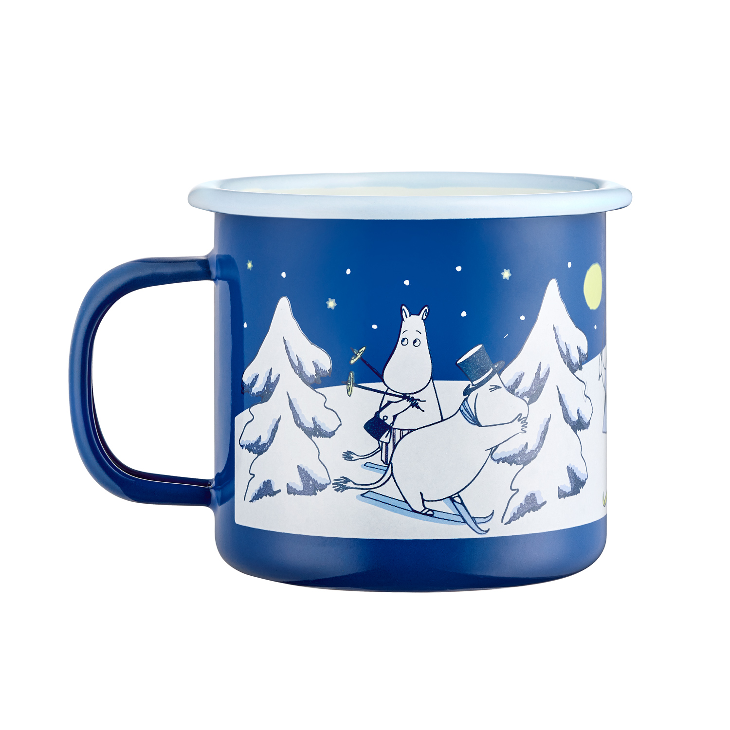 Moomin - kubek emaliowany Starry Night granatowy 370 ml