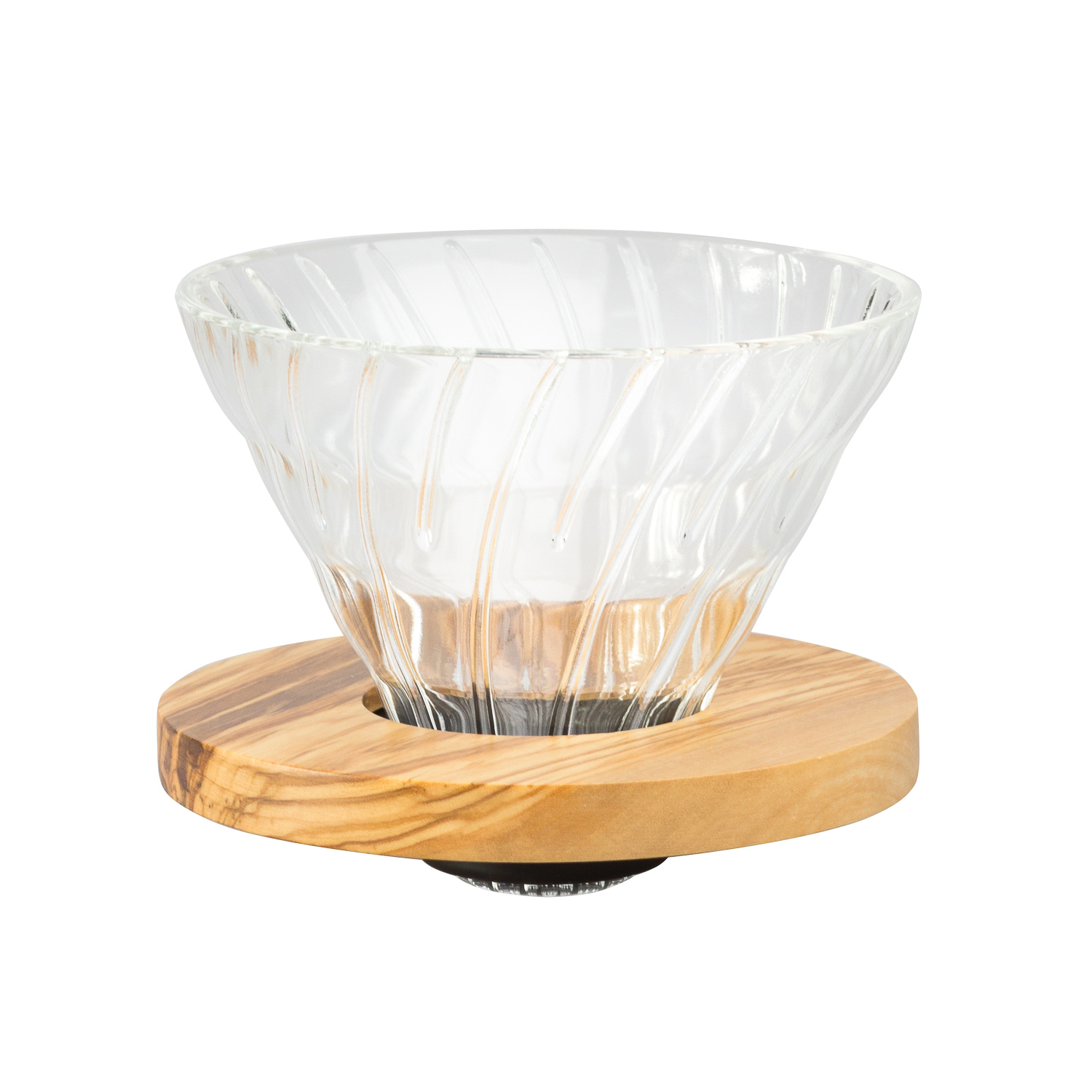 Hario szklany Drip V60-02 - Olive Wood