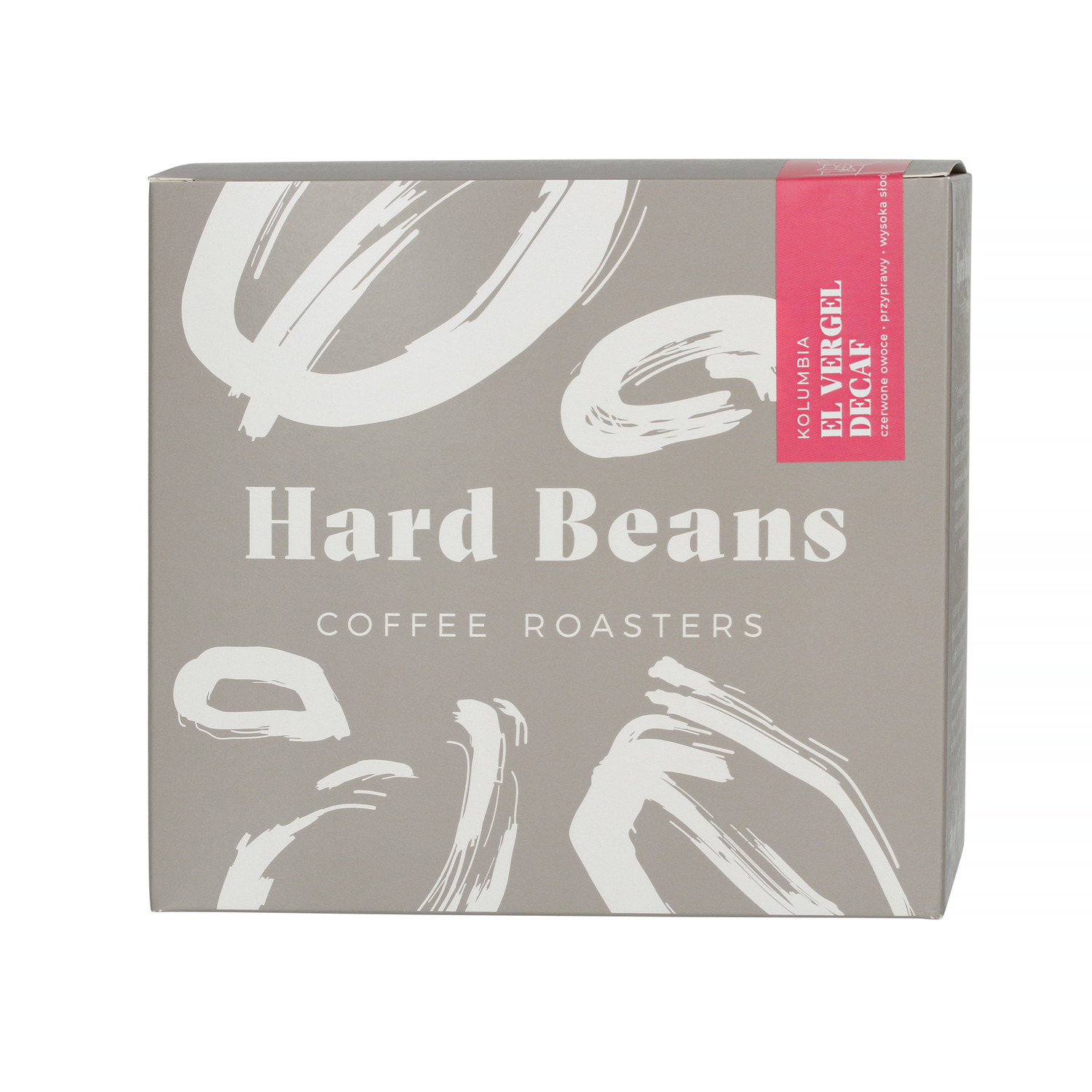 Hard Beans - bezkofeinowa kawa ziarnista Kolumbia El Vergel Decaf Filter 250 g
