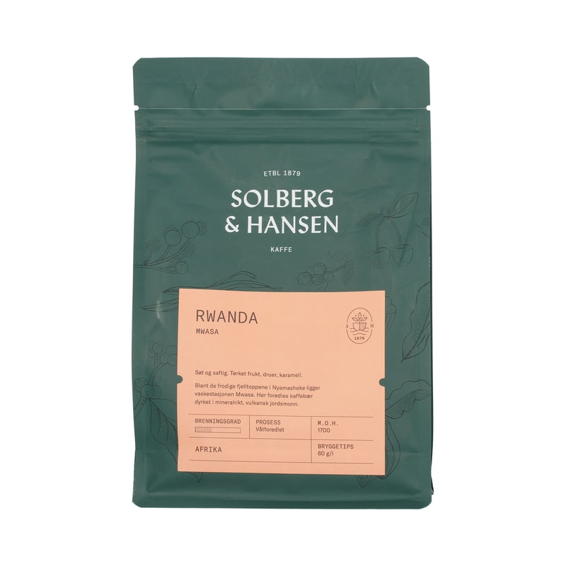 Solberg & Hansen - Rwanda Mwasa Washed Filter 250g