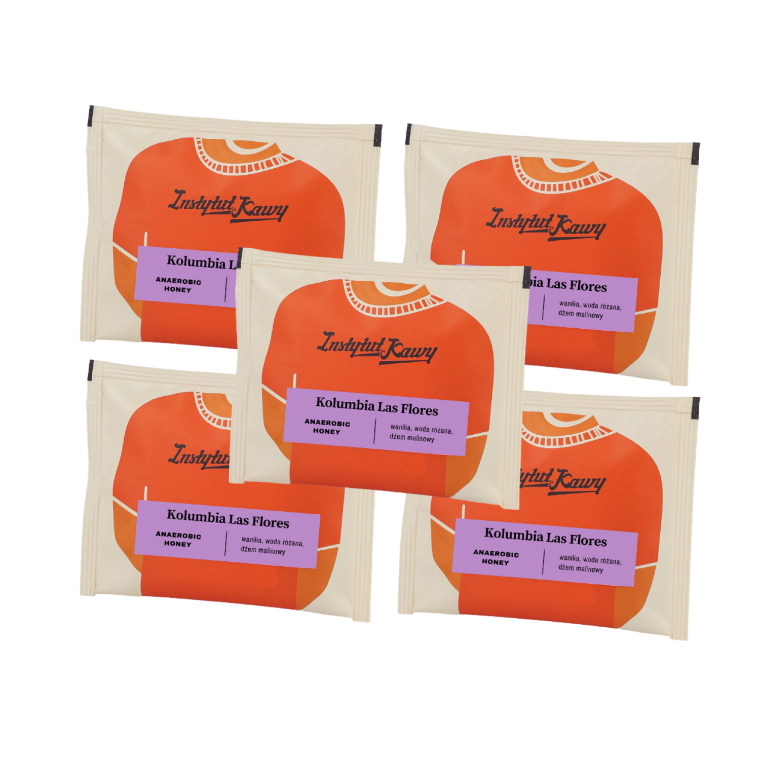 Instytut Kawy - kawa w saszetkach Kolumbia Las Flores - 5x1 saszetka 12 g