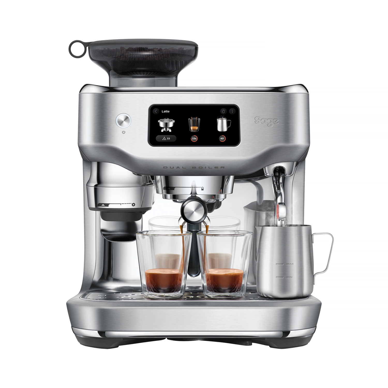 Sage - Oracle Dual Boiler - Ekspres ciśnieniowy SES995BSS - Stalowy