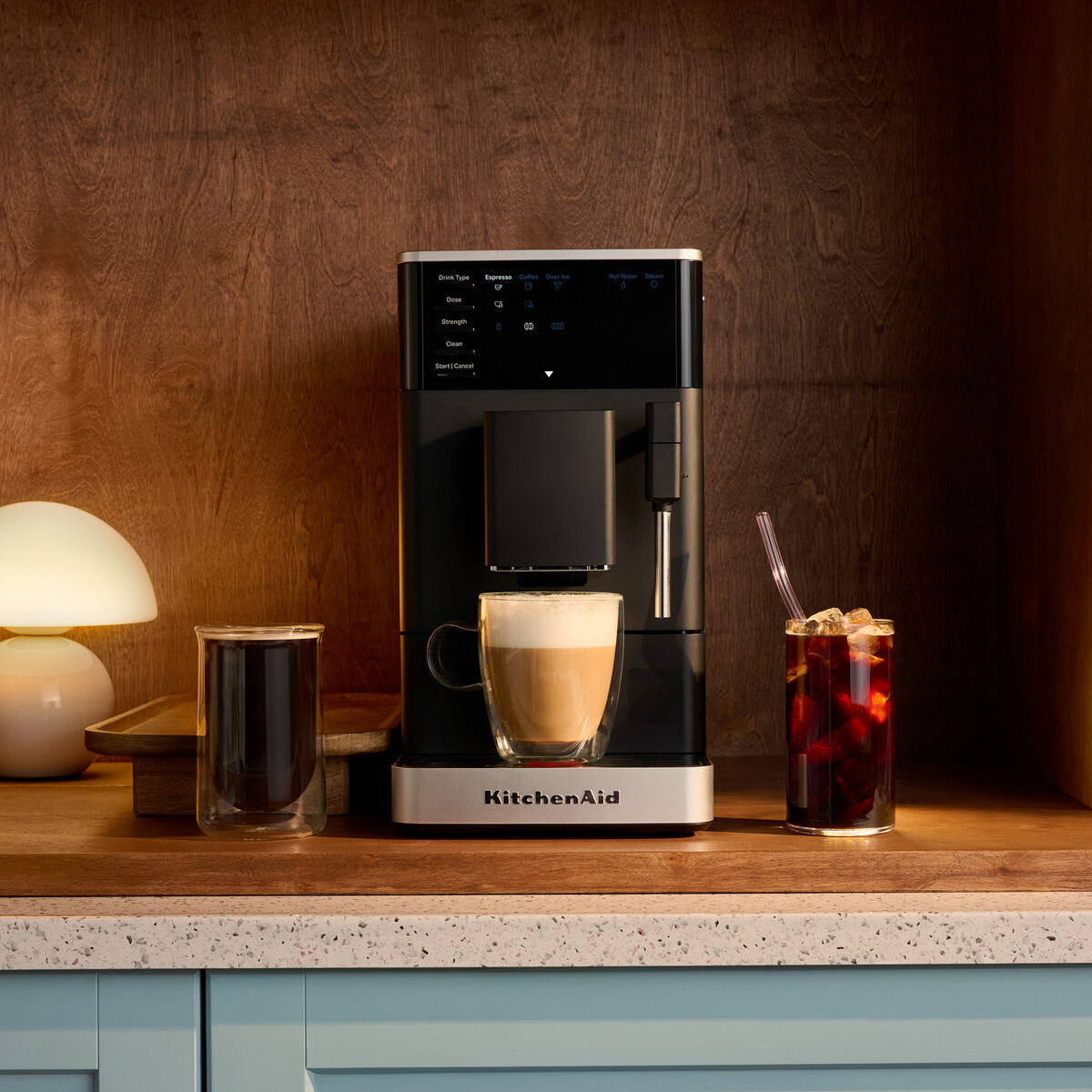 KitchenAid - Automatic Espresso Machine KF2 matte black