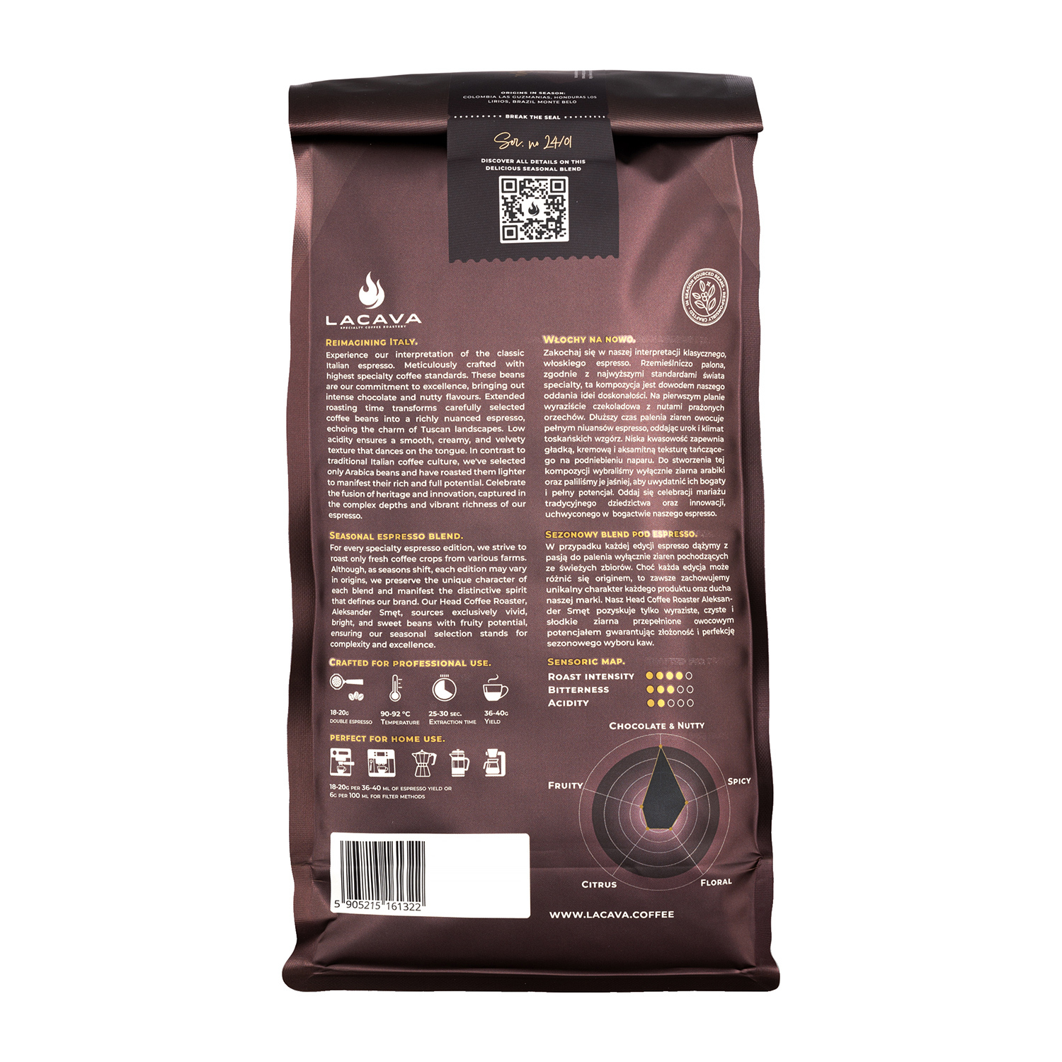 LaCava - Super Tuscan Espresso 1kg