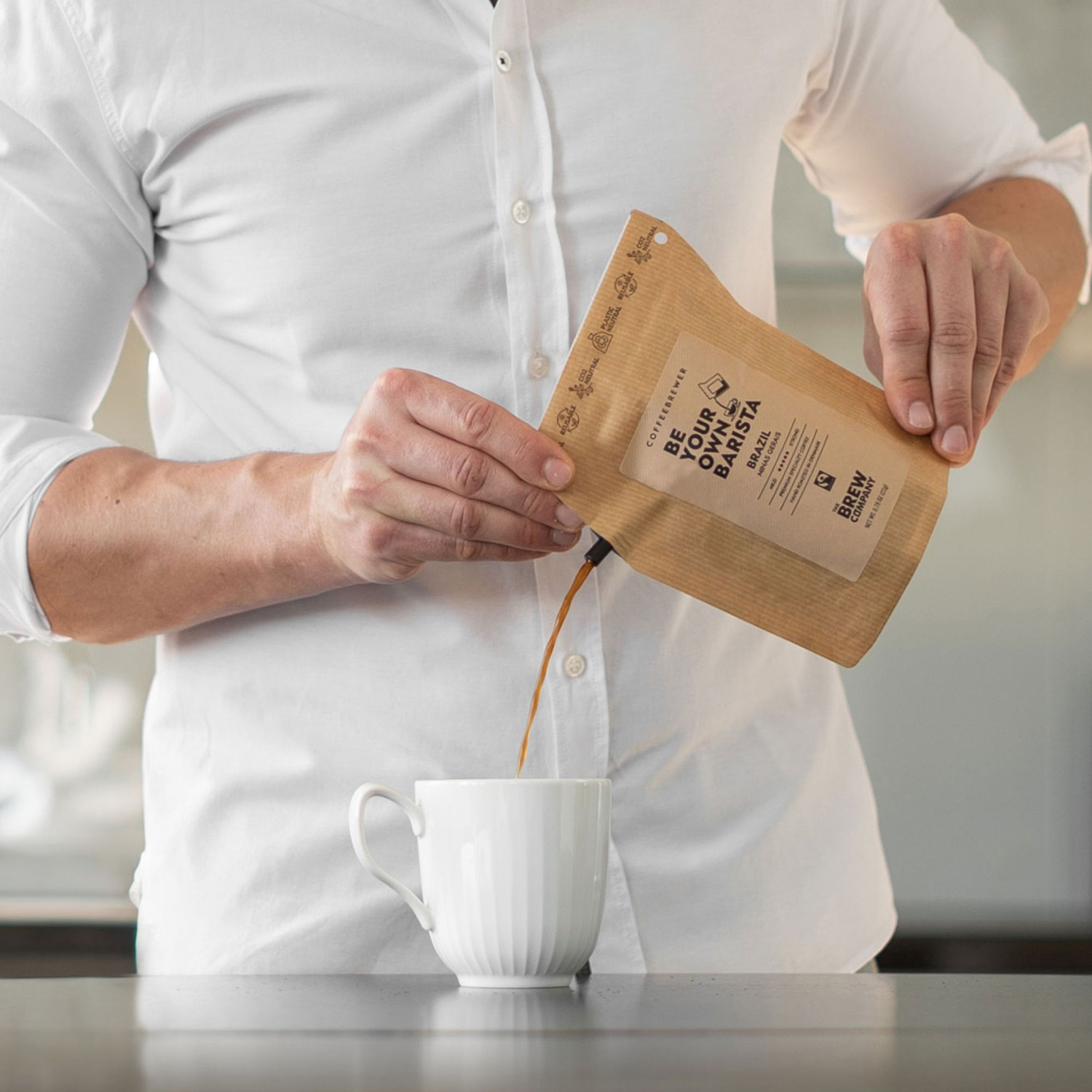 The Brew Company - kawa w saszetce Brazylia Coffeebrewer - 1 saszetka 21 g