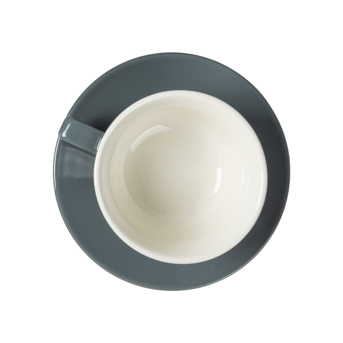 Espresso Gear - Cappuccino cup with saucer Peakabrew grey 250 ml