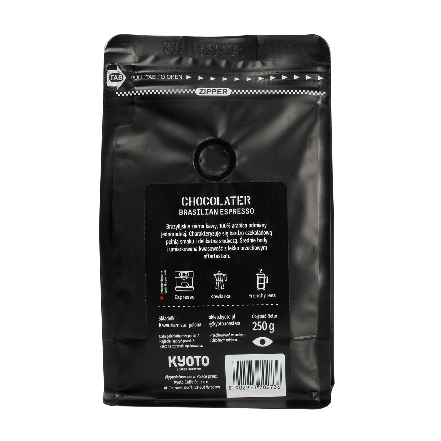 KYOTO - Brazil Chocolater Espresso 250g