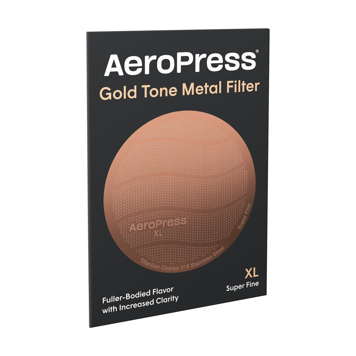 AeroPress - Złoty filtr ze stali nierdzewnej - XL