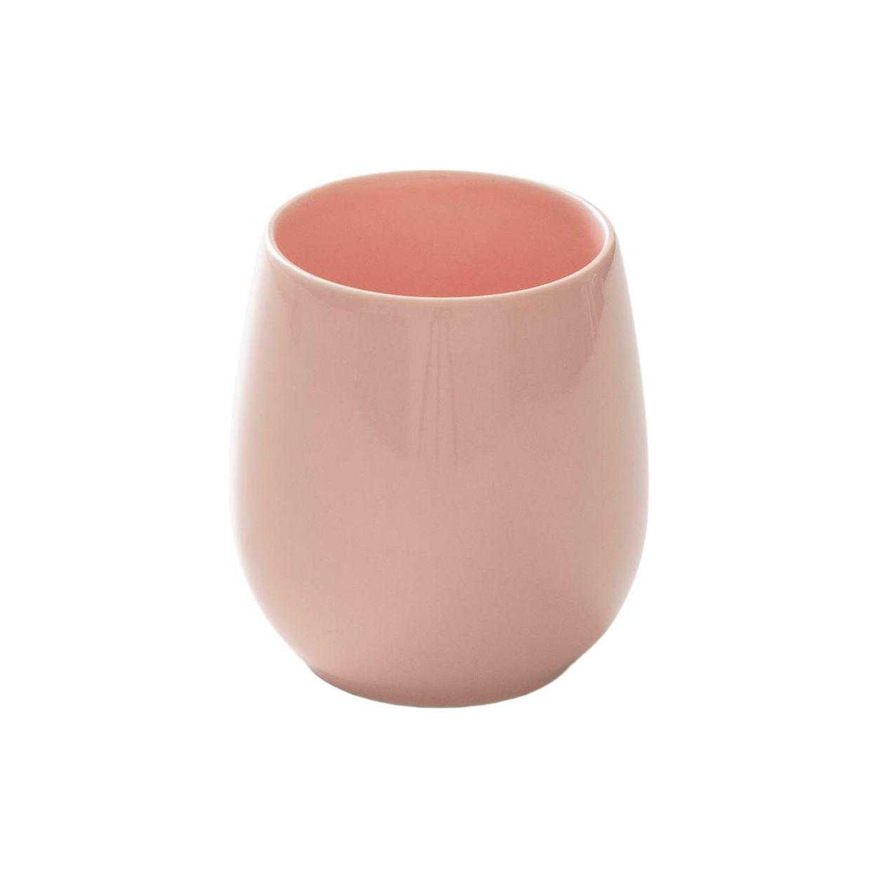 ORIGAMI - Filiżanka ceramiczna Barrel Flavor 210ml - różowy