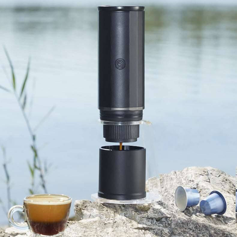 zeroHero - Ekspres przenośny do espresso Heropresso Heated Edition czarny