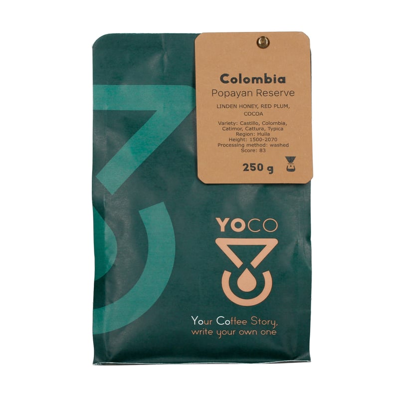 YOCO - Kolumbia Papayan Reserve Washed Filter 250g