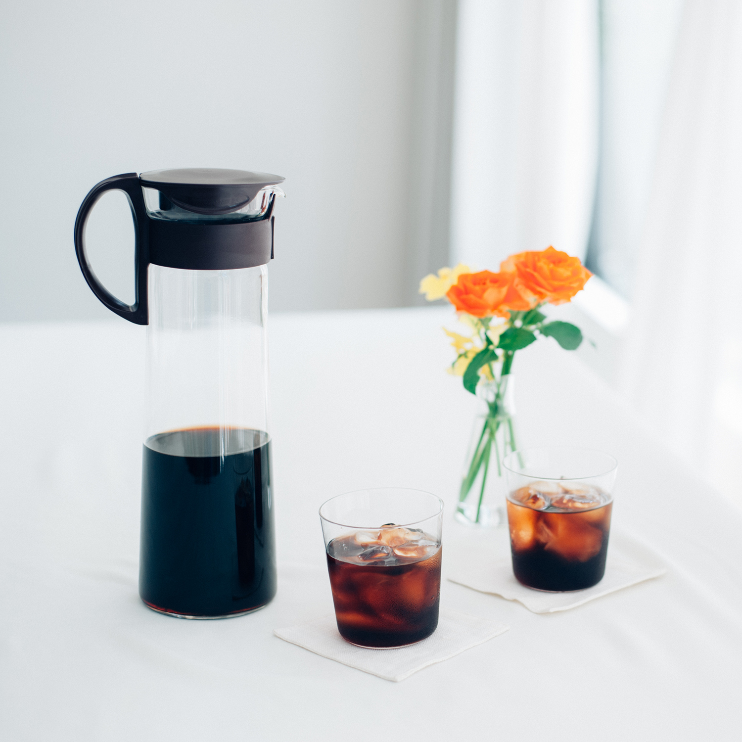 Hario - Mizudashi Coffee Pot Black