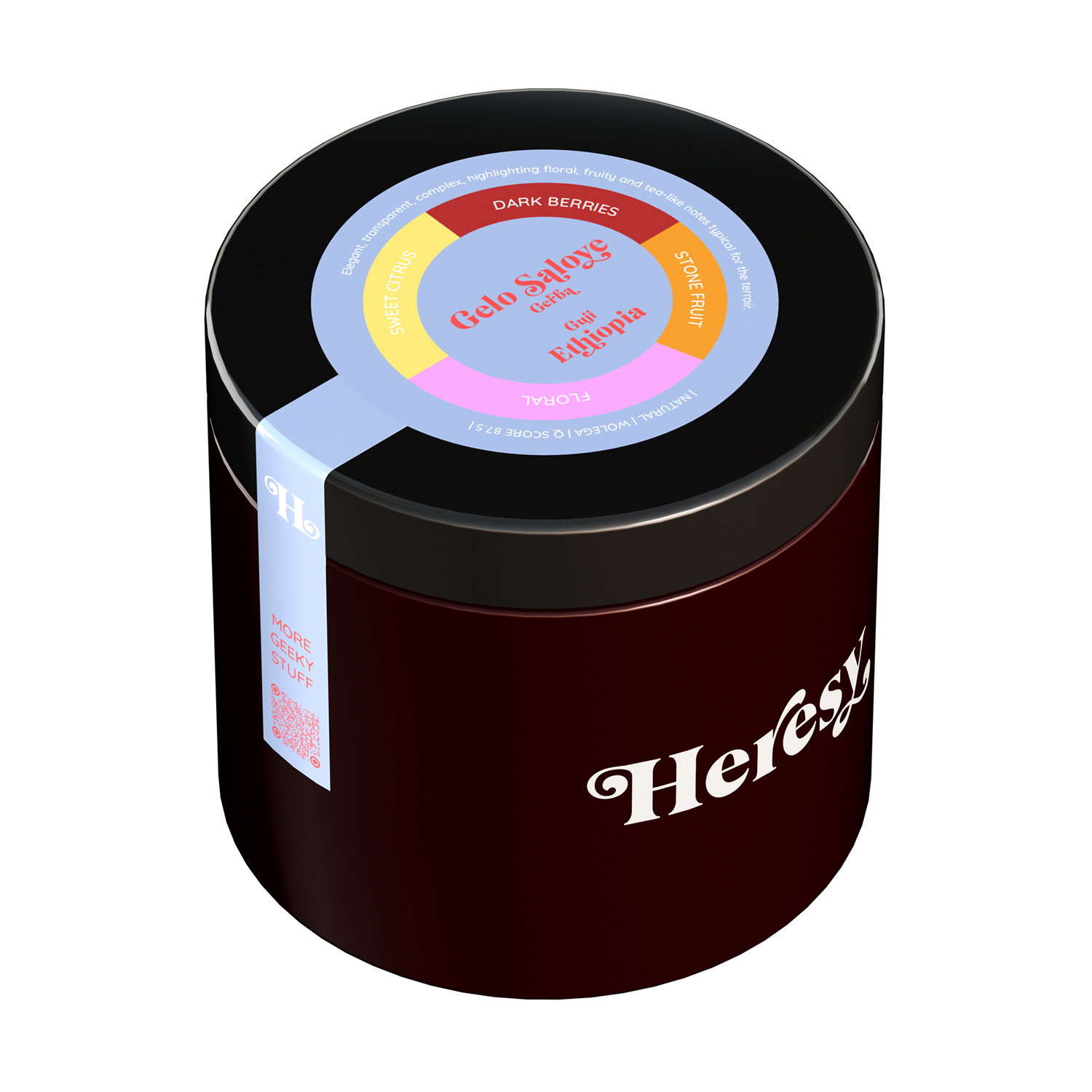 Heresy - kawa ziarnista Etiopia Gelo Saloye Natural Filter 252g