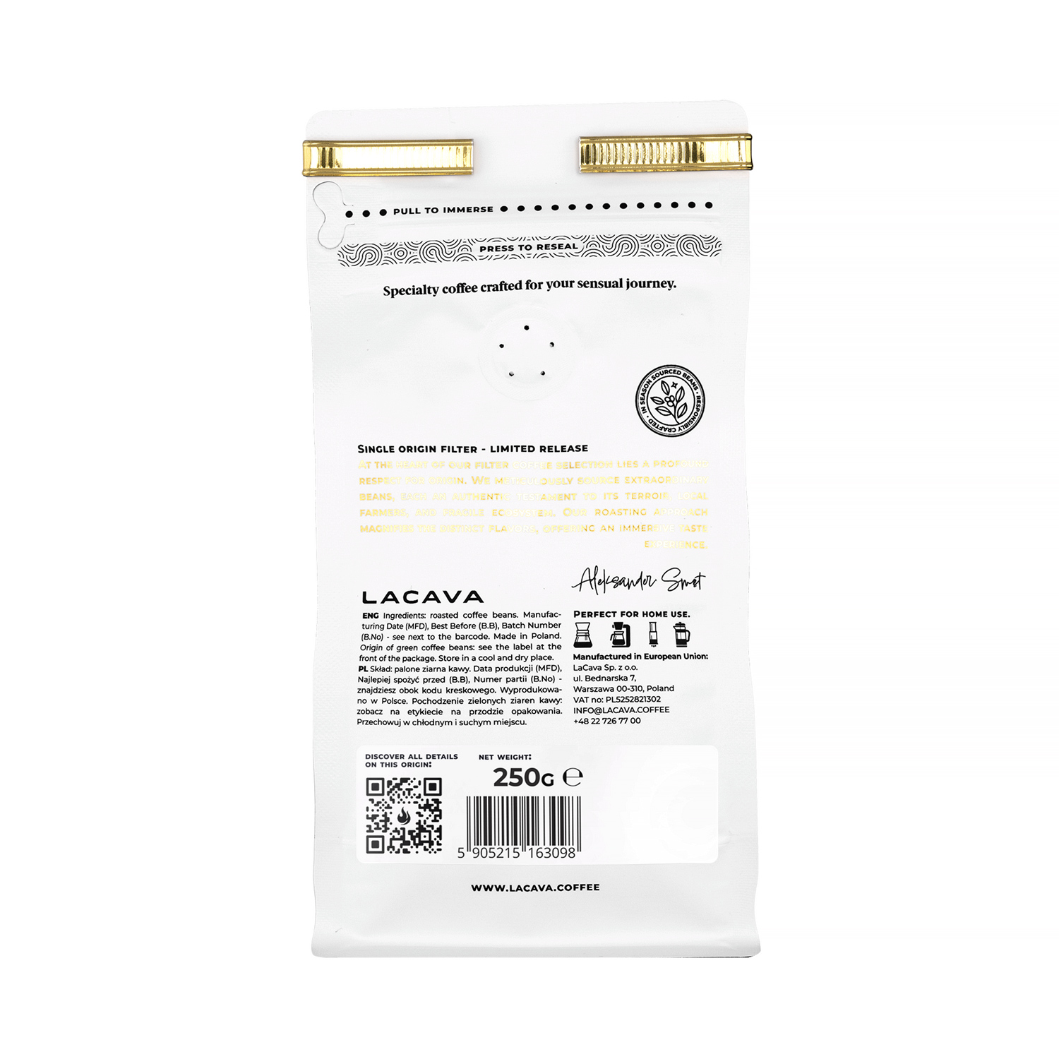 LaCava - Ethiopia Tibebu Roba Natural Filter 250g