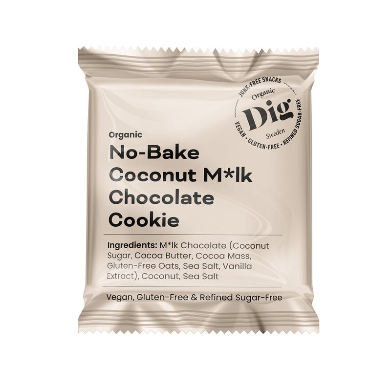 Dig - Ciastko No-Bake Coconut M*lk Chocolate Cookie 30g