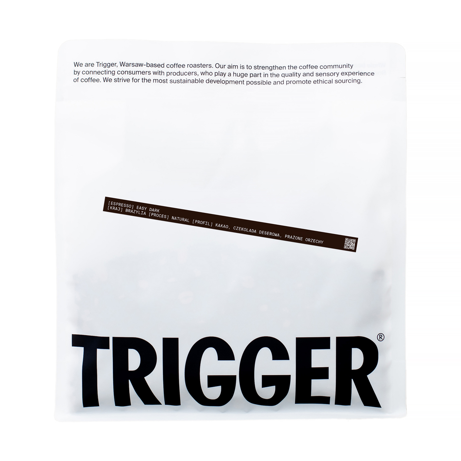 Trigger - kawa ziarnista Easy Dark Brazylia Chapadao de Ferro Natural Espresso 1kg