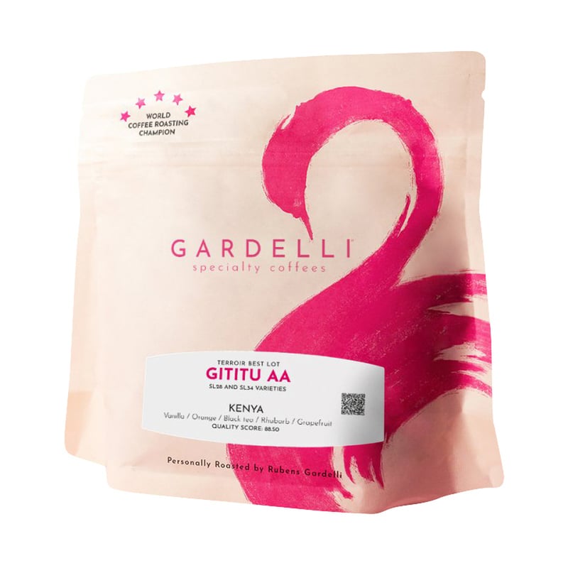 Gardelli Specialty Coffees - Kenya Gititu AA Washed Omniroast 250g