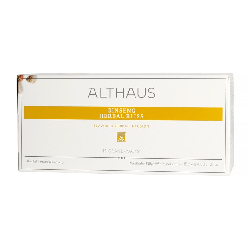 Althaus - Ginseng Herbal Bliss Grand Pack - Herbata 15 dużych saszetek